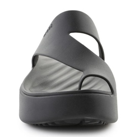 Boucle de plate-forme d'escapade Crocs Flip-Flip Flip 210834-001 le noir 2