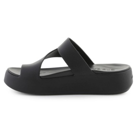 Boucle de plate-forme d'escapade Crocs Flip-Flip Flip 210834-001 le noir 4