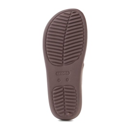 Talons Crocs Getaway Platform Plateforme Toe Loop 210834-0LF brun 6