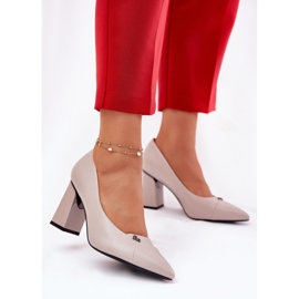 Pompes sur le poteau élégant Vinceza 62224 Gray gris 2