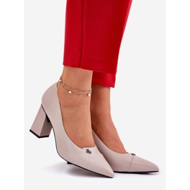 Pompes sur le poteau élégant Vinceza 62224 Gray gris 1