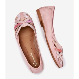 Ballerinas en cuir féminin Maciejka 01358-51 rose 2 Ballerinas en cuir féminin Maciejka 01358-51 rose 2