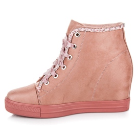Seastar Baskets nouées avec un ruban rose 1