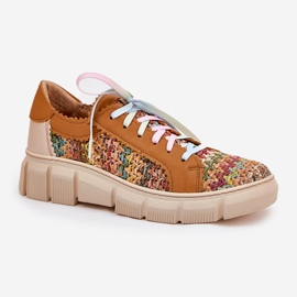 Chaussures en cuir pour femmes Maciejka 05850-29 Multicolor multicolore 8
