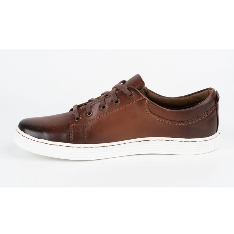 Olivier Chaussures décontractées en cuir pour hommes 946MA marron brun 1
