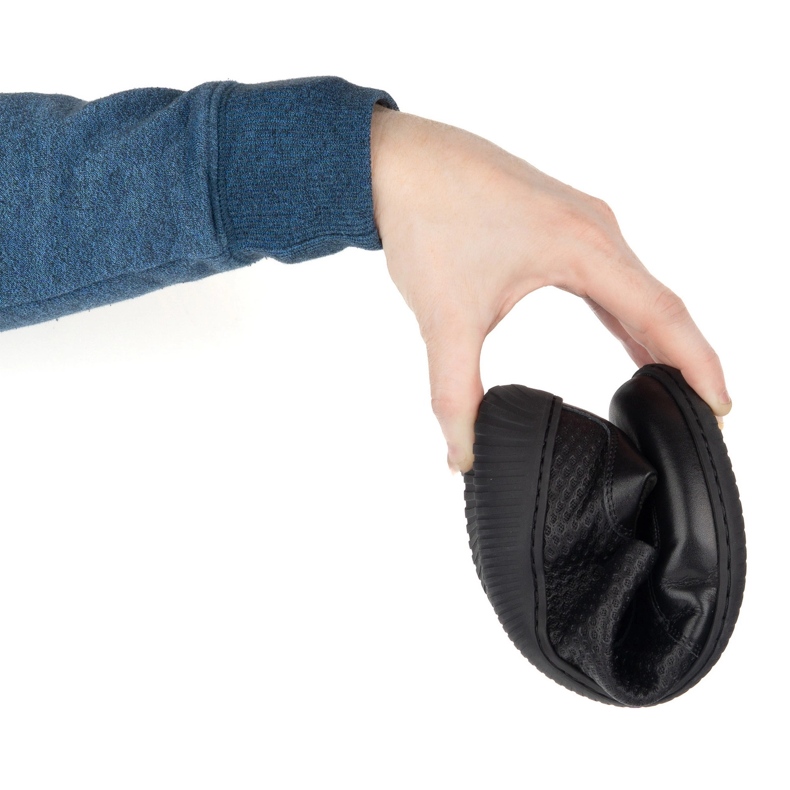 WASAK Chaussures en cuir minimaliste pour hommes aux pieds nus 0742wk noir pressé sur le fond noir le noir 1