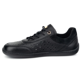 Olivier Femmes aux pieds nus baskets minimalistes 1769pol noir le noir 1