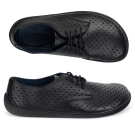 Olivier Sneakers OpenWork minimalistes des femmes le noir 8