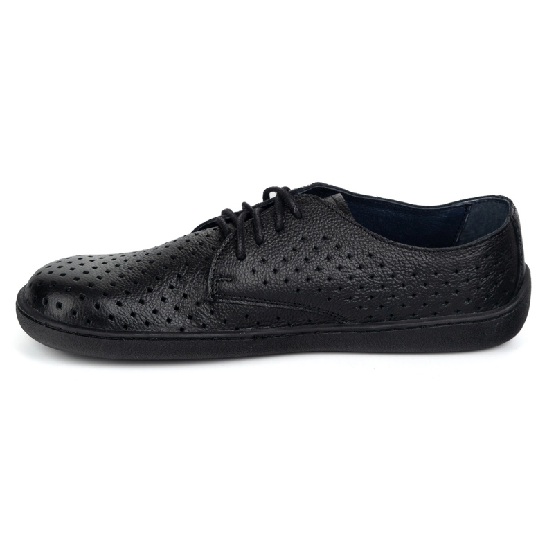 Olivier Sneakers OpenWork minimalistes des femmes le noir 1