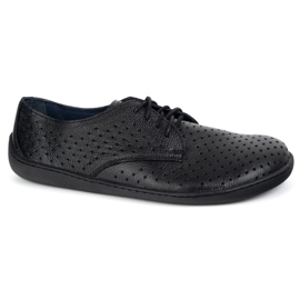 Olivier Sneakers OpenWork minimalistes des femmes le noir 2