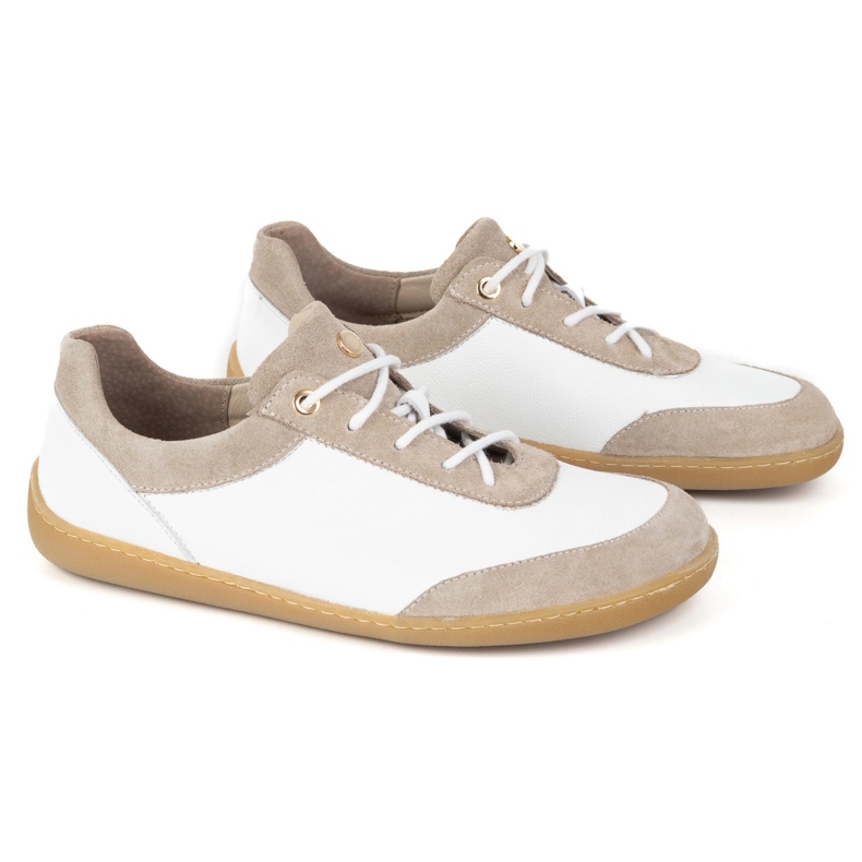 Olivier Femmes aux pieds nus baskets minimalistes 1769pol blanc 2