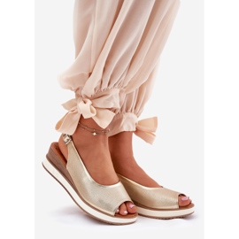 ARTIKER Sandales en cuir pour Anchor Artker 56C2312 Zlotys d'or 1 ARTIKER Sandales en cuir pour Anchor Artker 56C2312 Zlotys d'or 1