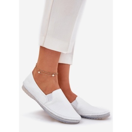 Ballerinas en cuir Maciejka T3512-11 White blanche 1