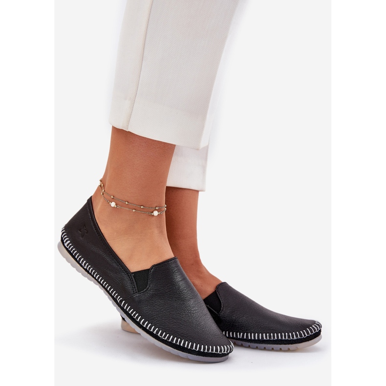 Ballerinas en cuir Maciejka T3512-71 Black le noir 1