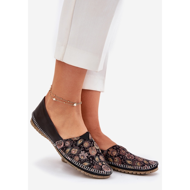 Ballerinas à motifs en cuir Maciejka T1929-71 Black noir 1