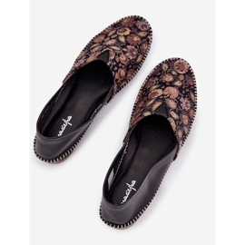 Ballerinas à motifs en cuir Maciejka T1929-71 Black le noir 2