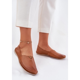 Ballerines en cuir lisse Maciejka T1930-29 marron brun 2