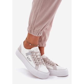 Sneakers pour femmes sur la plate-forme Lee Cooper LCW-25-31-3479L blanc 1