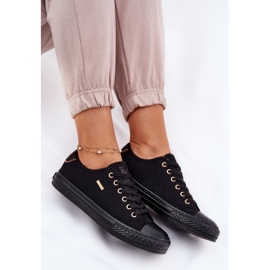 Sneakers matériels pour femmes Big Star RR274765 noir 2