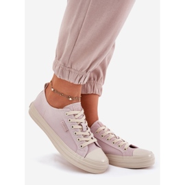 Big star féminine RR274732 Sneakers rose clair 1