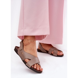 Wevie sandals zazoo 40141 beige sombre 2