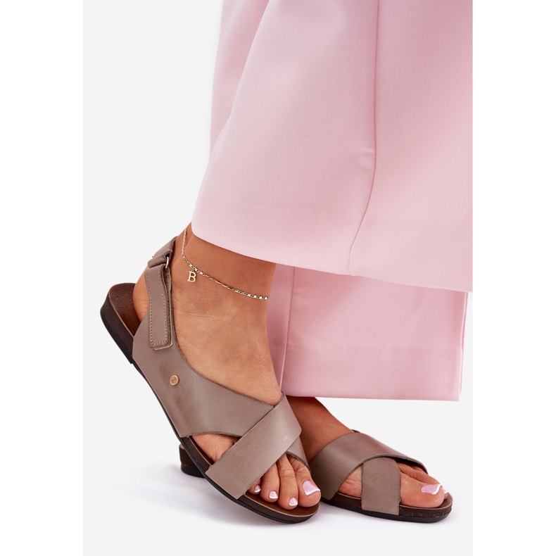 Wevie sandals zazoo 40141 beige sombre 1