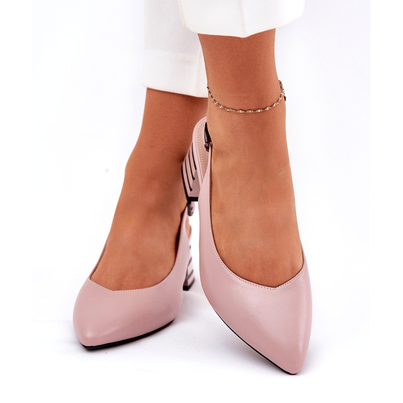 Talons hauts pour femmes avec nez pointu Vinceza 62217 Pink sale rose 2 Talons hauts pour femmes avec nez pointu Vinceza 62217 Pink sale rose 2