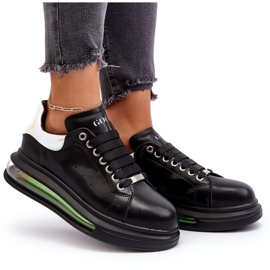 Sneakers Sports Le cuir féminin Goe NN2N4030 Black le noir 6 Sneakers Sports Le cuir féminin Goe NN2N4030 Black le noir 6