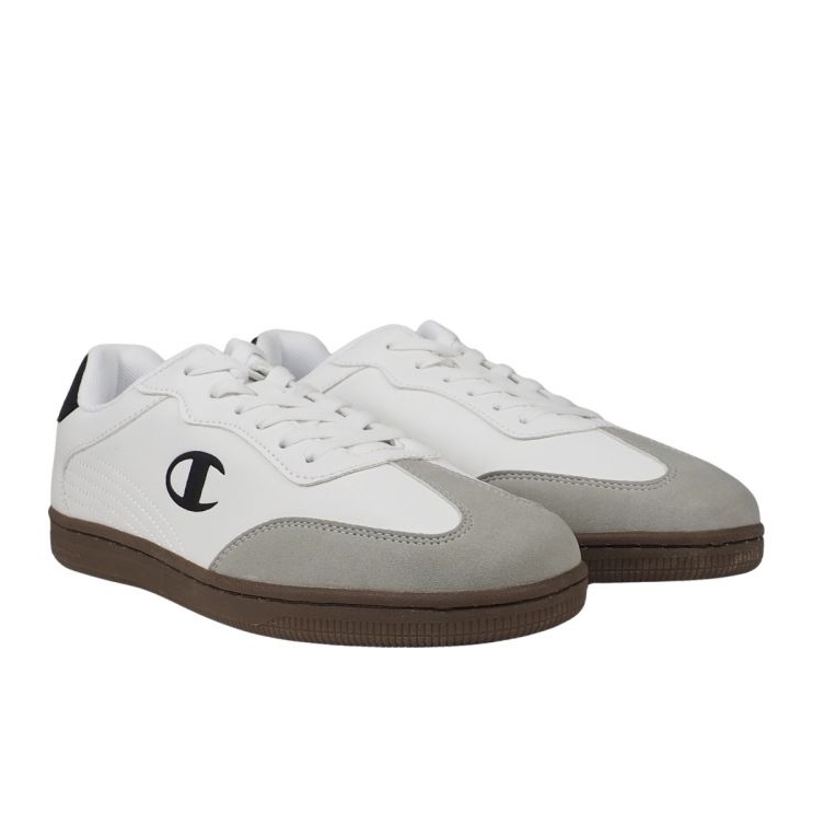 Champion Chaussures Prestige Mélange Matériau Low Cut S22330 WW001 blanche 1 Champion Chaussures Prestige Mélange Matériau Low Cut S22330 WW001 blanche 1