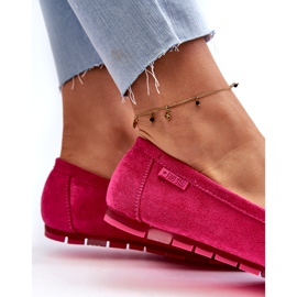 Mocassins Femme Eco Daim Big Star NN274934 Système de Mousse à Mémoire Fuchsia rose 1