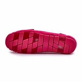 Mocassins Femme Eco Daim Big Star NN274934 Système de Mousse à Mémoire Fuchsia rose 3