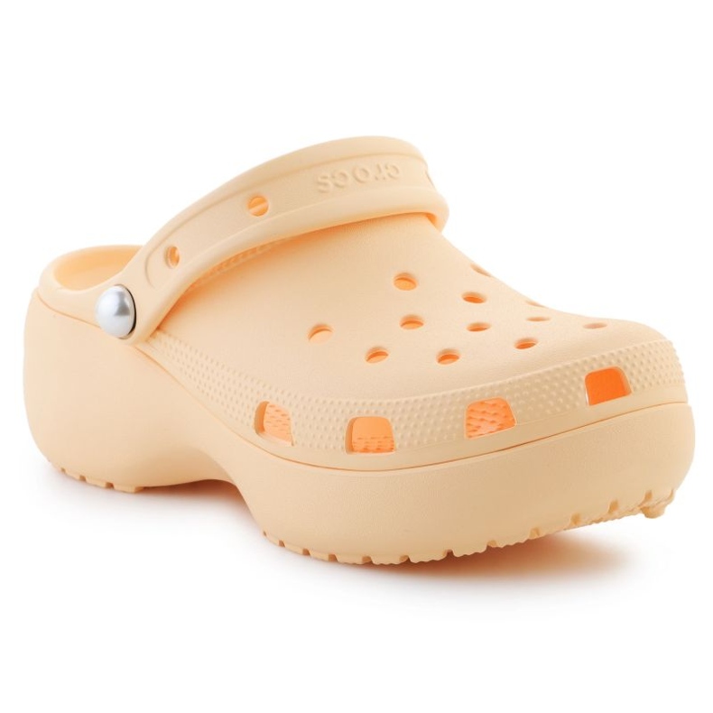 Crocs Classic Plateformes Pearl Clog 211231-78Z orange 1