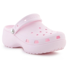 Crocs Classic Plateformes Pearl Clog 211231-6W rose 1