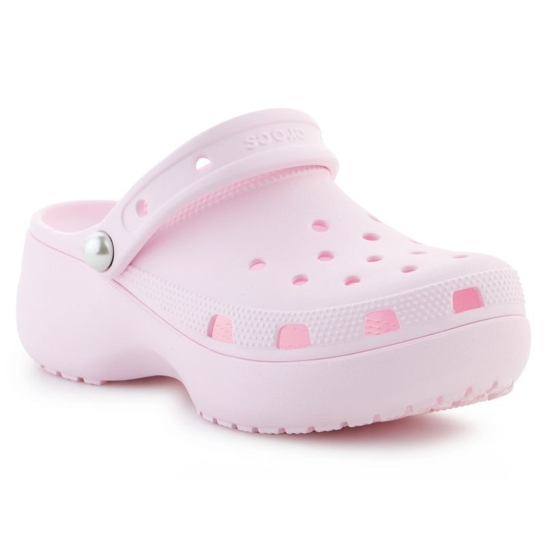 Crocs Classic Plateformes Pearl Clog 211231-6W rose 1 Crocs Classic Plateformes Pearl Clog 211231-6W rose 1