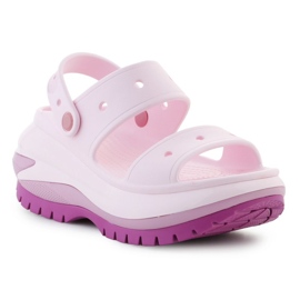 Sandals Crocs Classic Mega Crush Clog 207989-5BX rose 1 Sandals Crocs Classic Mega Crush Clog 207989-5BX rose 1