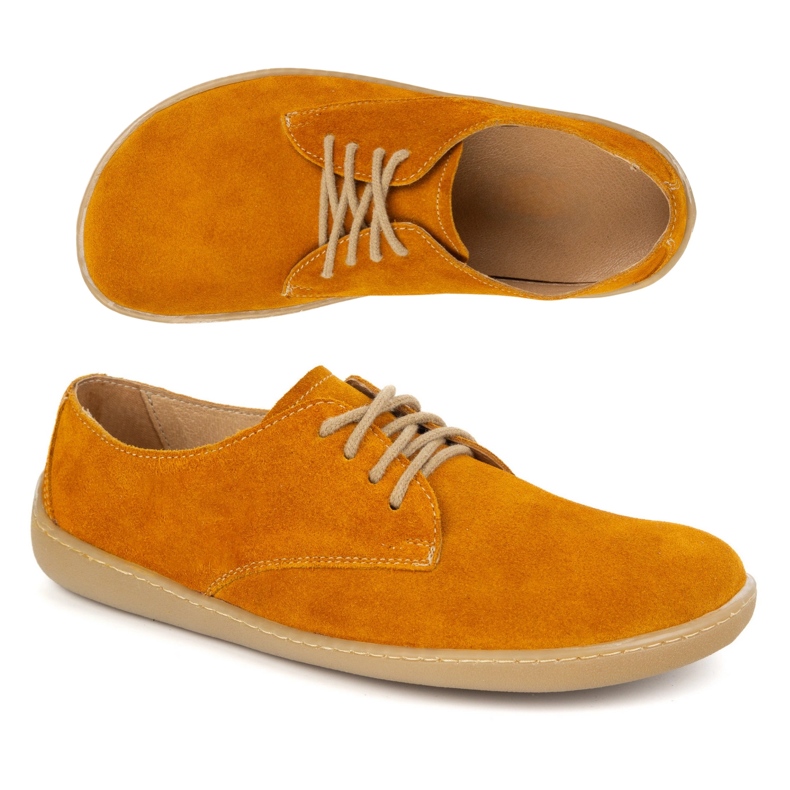 Olivier Sneakers minimalistes aux pieds nus pour femmes 1288pol jaune 1