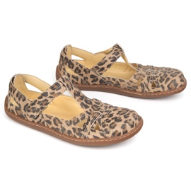 Chaussures aux pieds nus ultra -light olivier 1285 Leopard Leopard Print beige 3