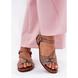 Zazoo 40182 Sandales de Boon noire pour femmes beige 2 Zazoo 40182 Sandales de Boon noire pour femmes beige 2