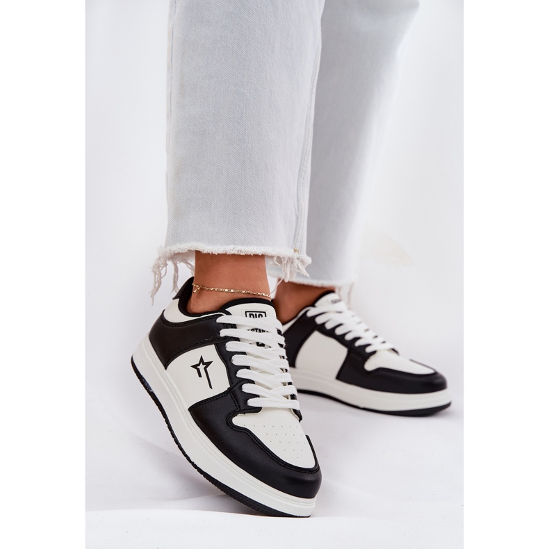 Sneakers féminins Big Star RR274A240 Hi-Polish White and Black System le noir 2