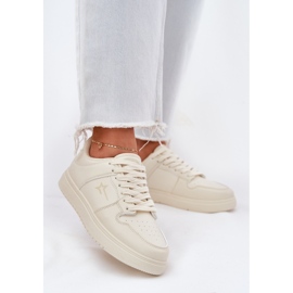 Sneakers féminins Big Star RR274A243 Système beige beige Hi-Polish 2