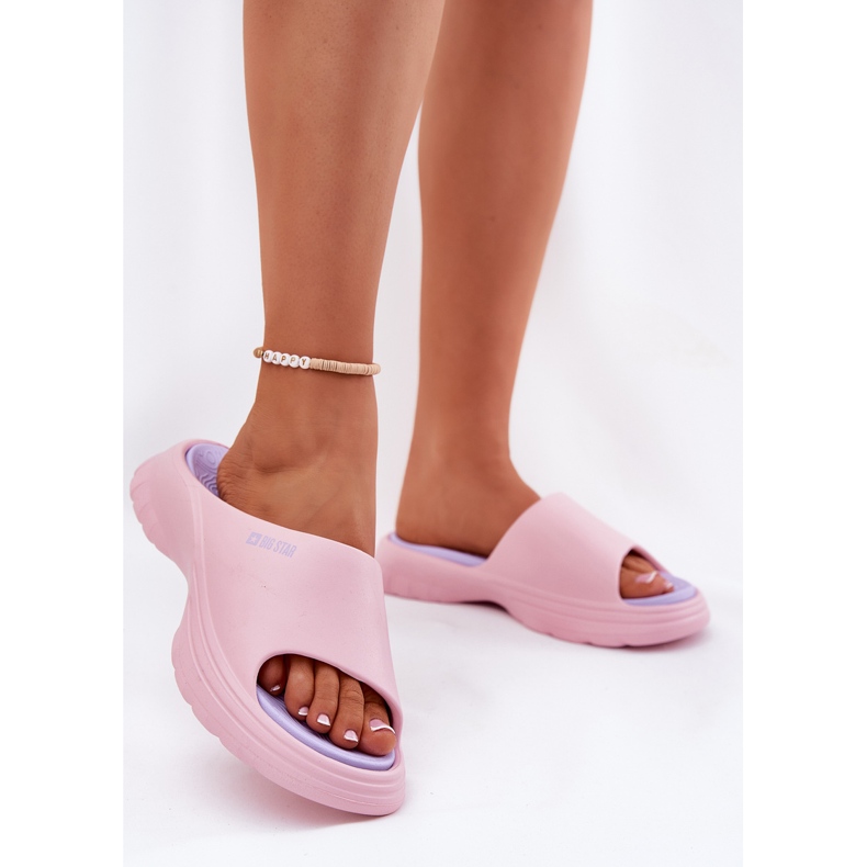 Big Star RR274A587 Smappers d'été en mousse pour femmes rose 2