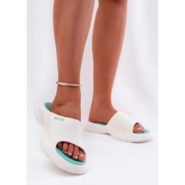 Big Star RR274A586 Volets en mousse pour femmes blanc 2