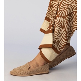 Muisseaux ouverts kaki d'Ekozamszu beige 1