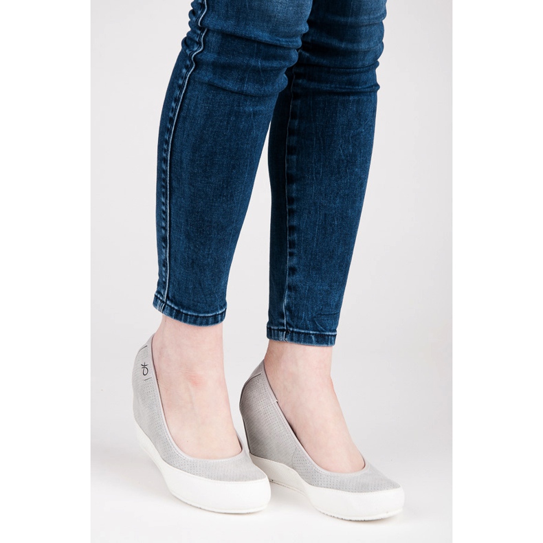 Vices Escarpins compensés gris 2