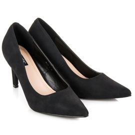 Vices Escarpins à talons en daim le noir 6