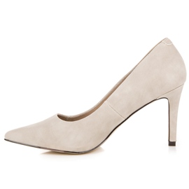 Vices Escarpins à talons en daim gris 5