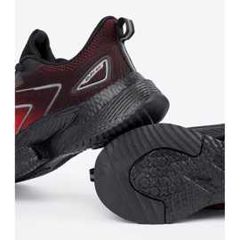 Vico Chaussures de sport noir et rouge 1
