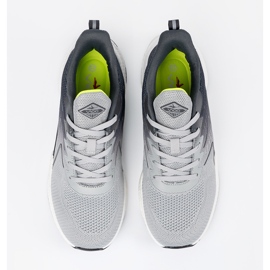 Vico Chaussures de sport gris avec un élément vert 3