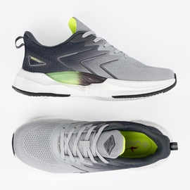 Vico Chaussures de sport gris avec un élément vert 4