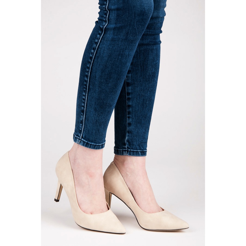 Vices Escarpins à talons en daim brun 2